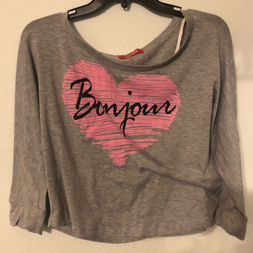 Rainbow Bonjour Off Shoulder Top